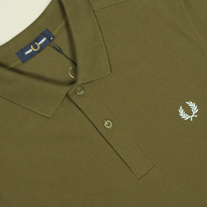 Fred Perry Plain Polo Shirt M6000 - Uniform Green-1